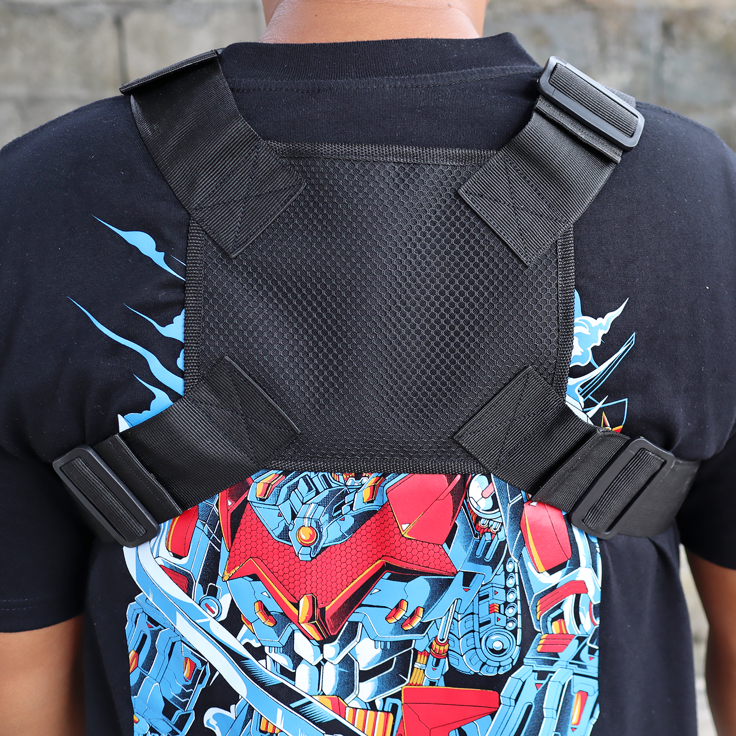 Senpai Chest Bag Blk (Opt. Camera Strap)