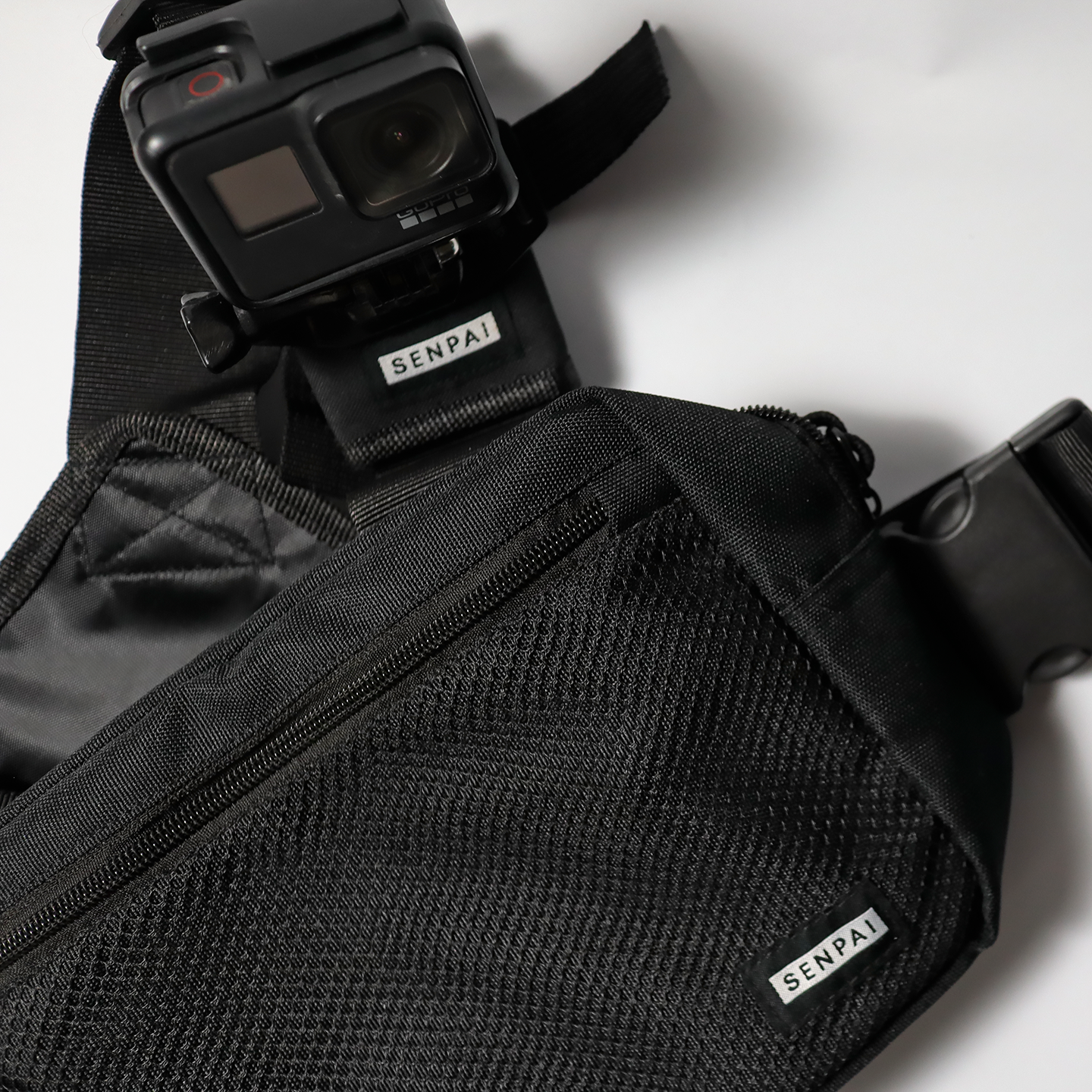 Senpai Chest Bag Blk (Opt. Camera Strap)